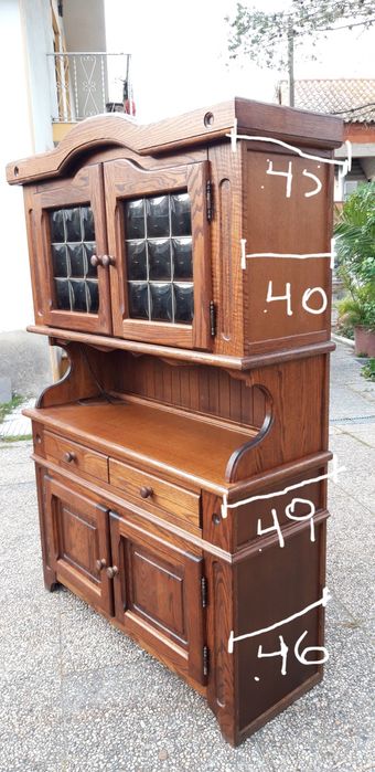 Móvel de sala madeira de carvalho