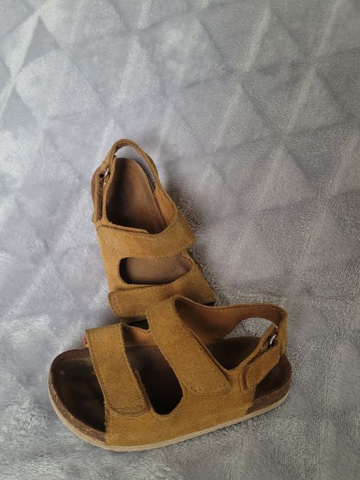 Замшеві босоніжки для хлопчика Zara Baby 24р.