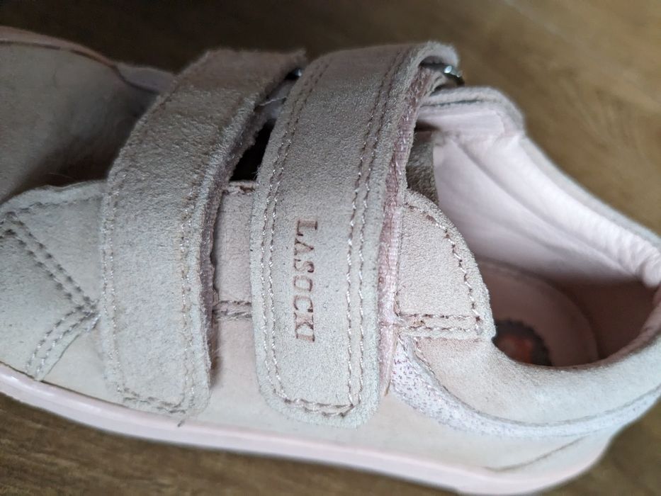 Sneakersy buty jesienne wiosenne skórzane Lasocki 27 pudrowy róż