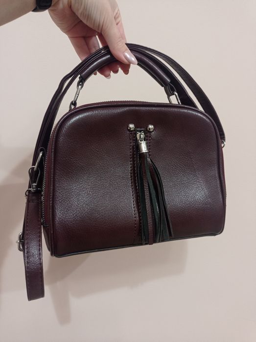 Сумка жіноча марсала, бордова, бургунді