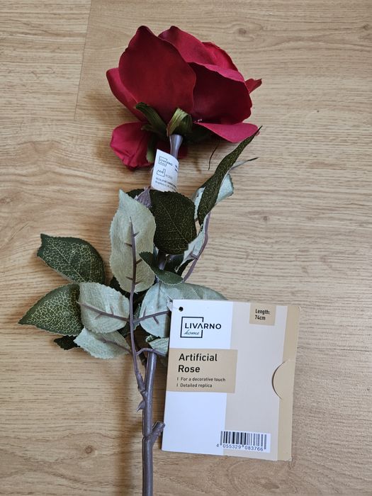 Sztuczna Róża LIVARNO home 74 cm