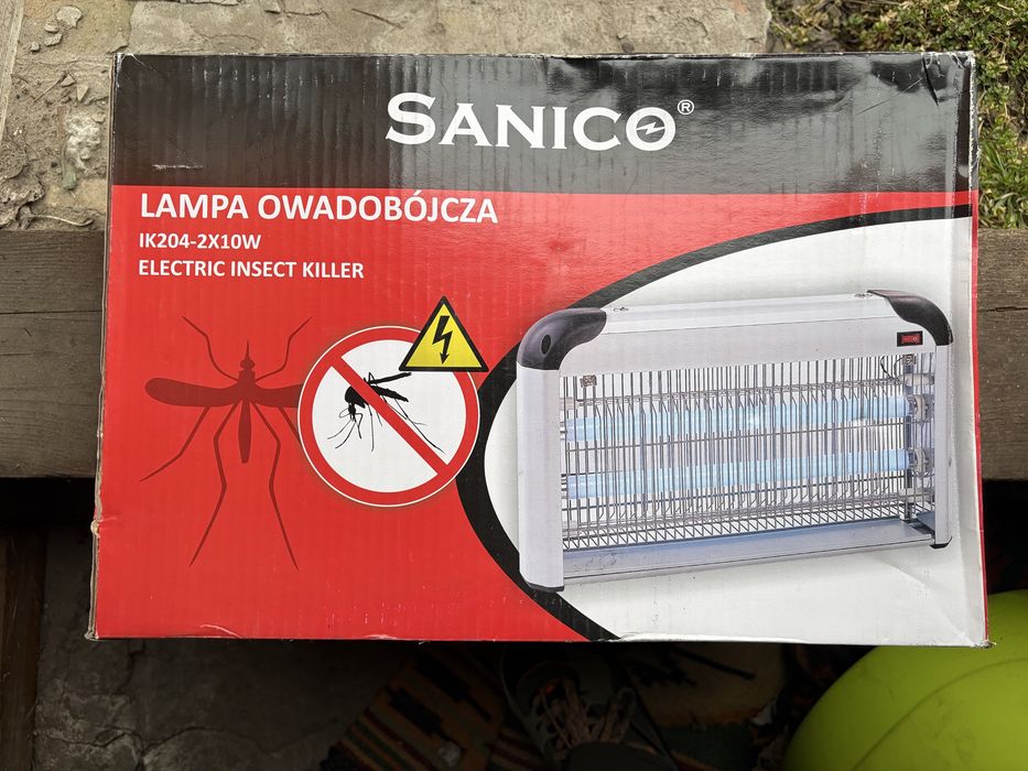 Знищувач комах Професійна інсектицидна лампа Sanico 2х10 Вт 60 м2