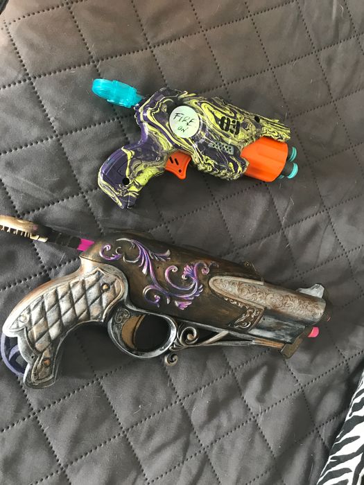 Nerf gun zabawka custom cosplay Rebelle steampunk