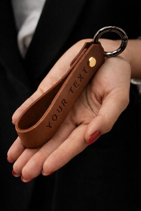 Brelok ręczbie robiony 100% skóra bydlęca