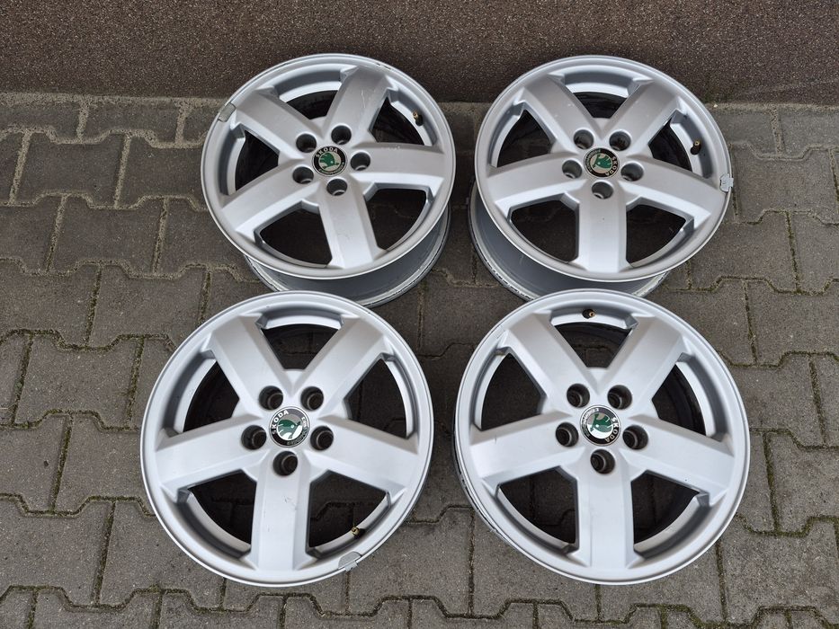 Alufelgi SKODA 5X100 6J15 ET 38