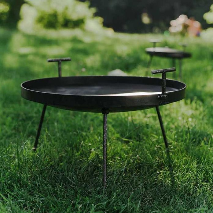 Сковорода з диска борони 50см. Чохол, принт, гравіювання. лопатка