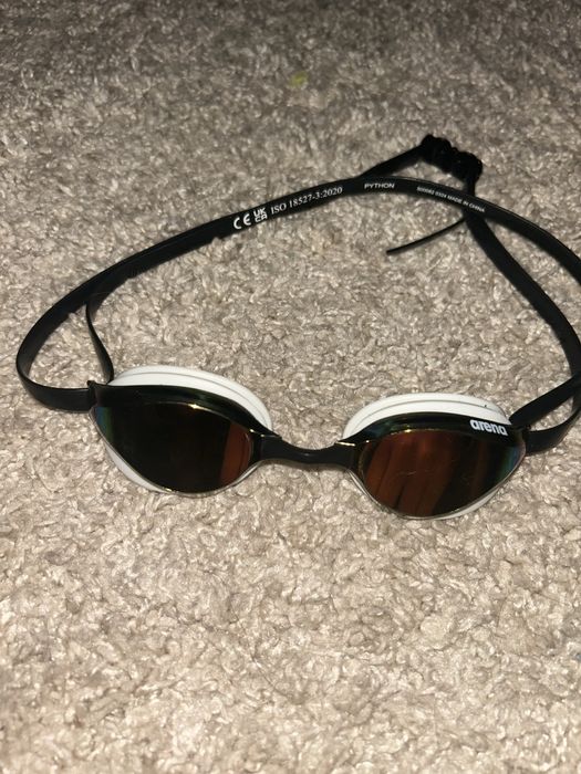 Окуляри для плавання змагальні Arena Python затемнені