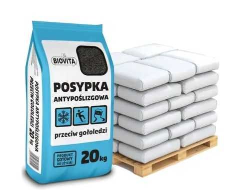 Posypka antypoślizgowa przeciw gołoledzi 50x20kg 1000kg PALETA TONA