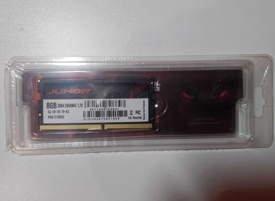 Нова Оперативна пам'ять 8 ГБ DDR4 2666 МГц для ноутбуків