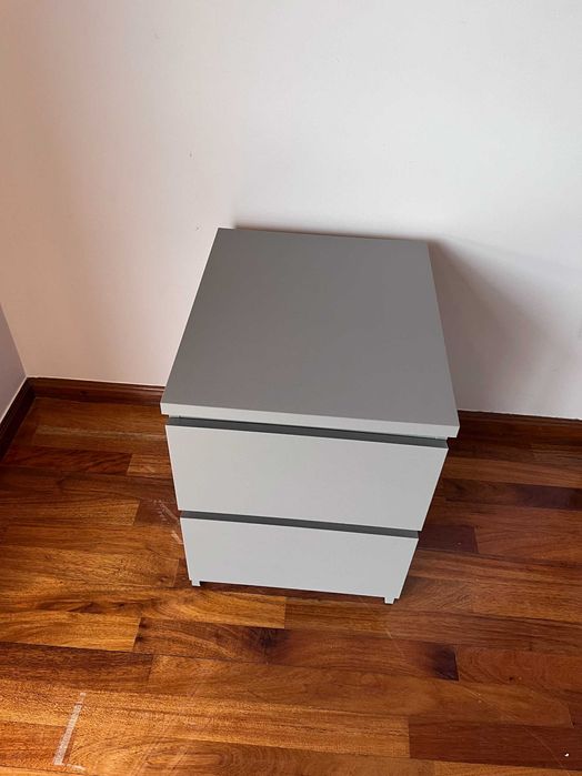 Cama solteiro SOMMIER c/ cabeceira + mesinha cabeceira