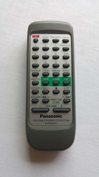 Panasonic RX-ES22 Portable Stereo CD System. Робочий, з пультом д/к.