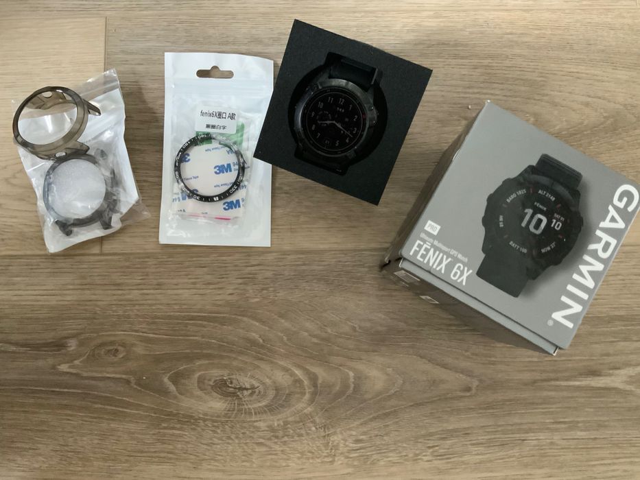 Garmin Fenix 6X Pro 51mm, Pudełko Szkło ochronne dodatkowe osłony