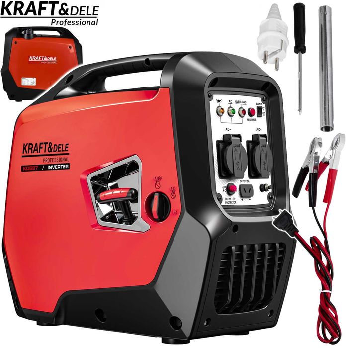 KRAFT&DELE Agregat Prądotwórczy Inwertorowy 2,3/2,5kw 2500w Avr KD697