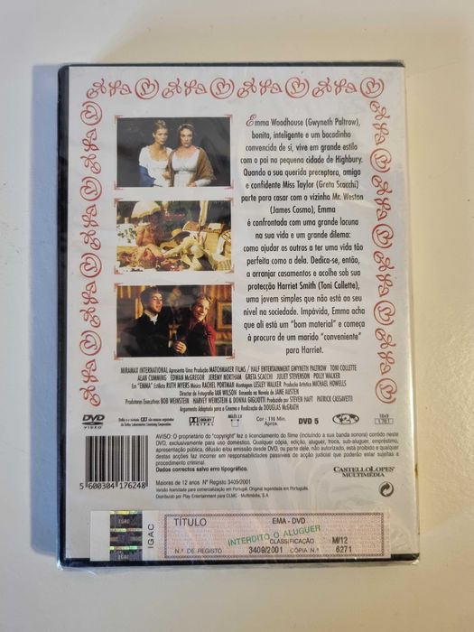 DVD do filme "Ema" NOVO Selado