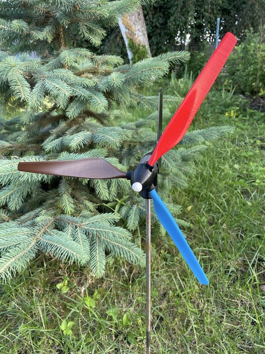 Декоративний вітряк. Садовий вітрячок. DIY
