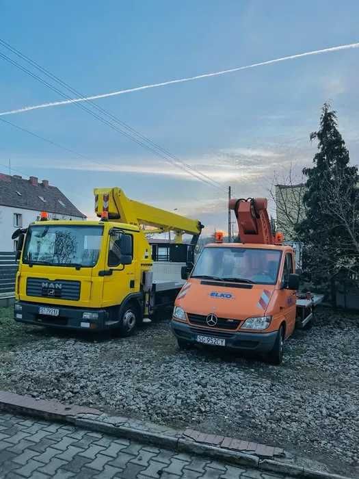 Wynajem zwyżki 25m do 30m - podnośnik koszowy