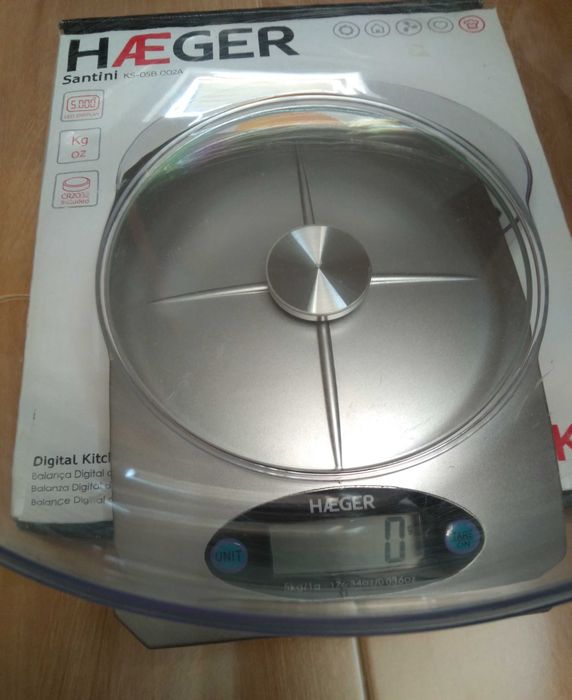 Balança de cozinha Haeger Santini 5kg