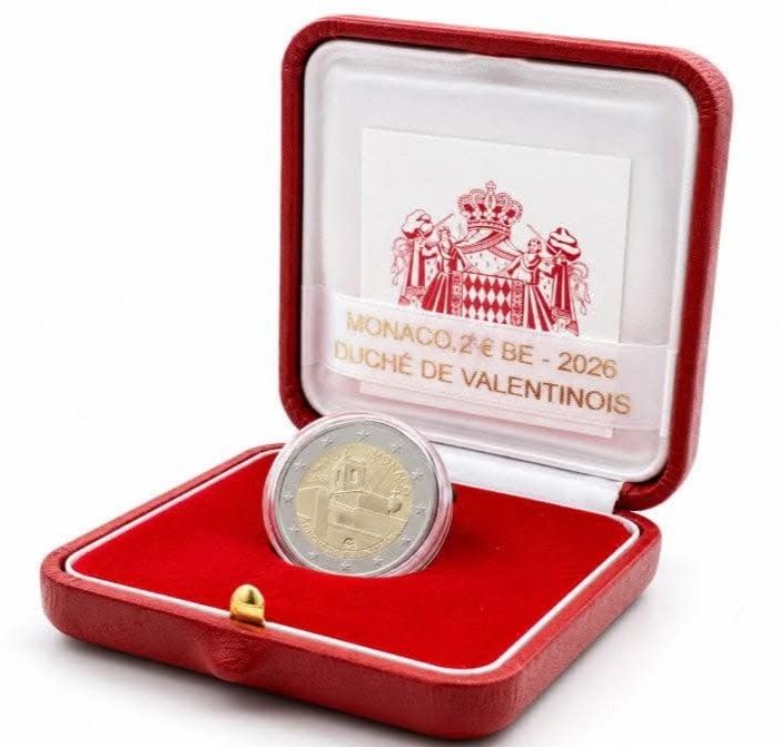 Mónaco 2 € Proof Ducado de Valentinois 2026