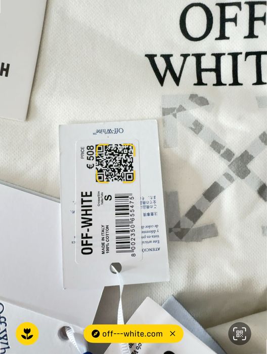 Off White bluza dresowa męska