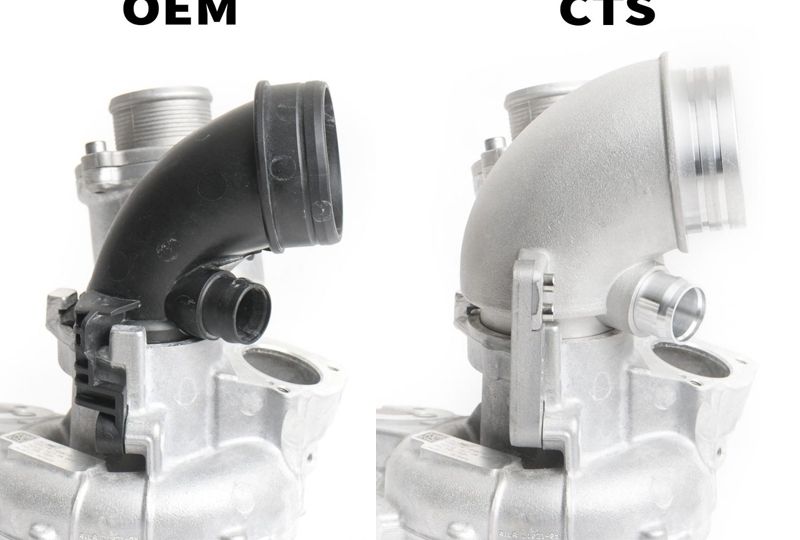 KIT INLET TURBO CTS TURBO PARA AUDI S3 8V / GOLF 7 GTI/R / LEON 5F CUPRA - 1.8T/2.0T EA888.3