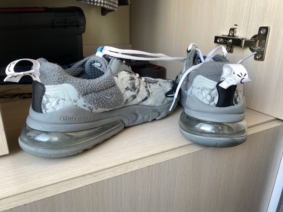 Кросівки Nike Air Max 270 React Travis Scott Cactus Black Grey
