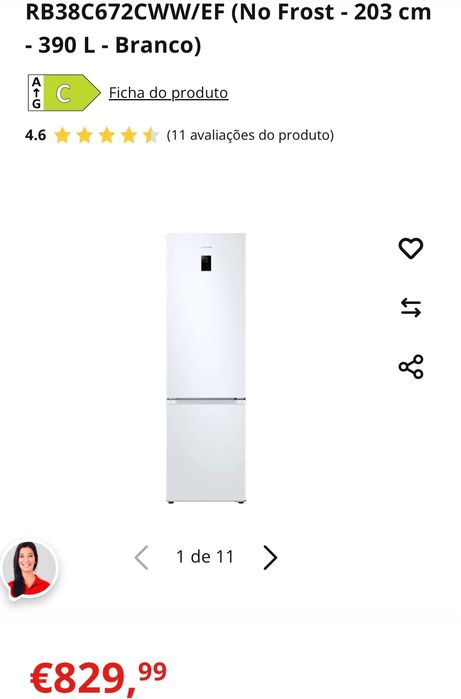 frigorifico  combinado Samsung novo em caixa original!