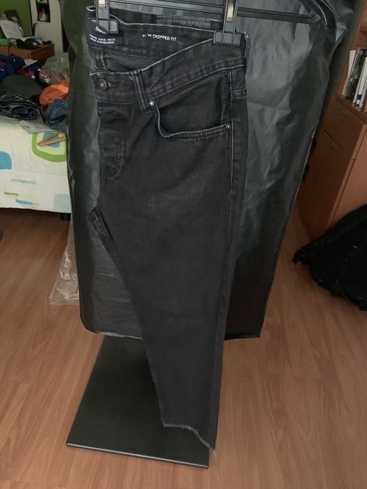 Calça preta Bershka 40 slim cropped fit