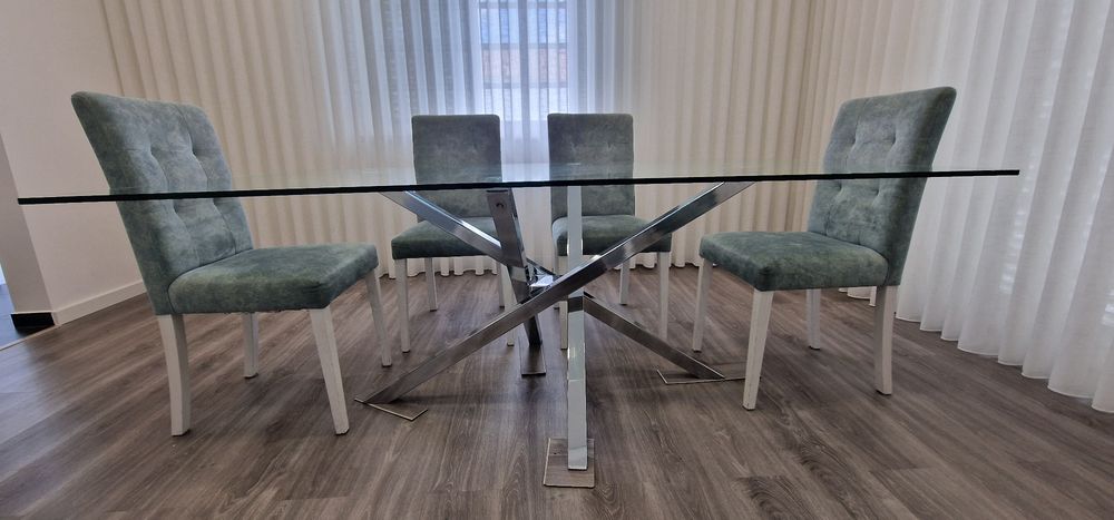 Mesa Jantar Vidro