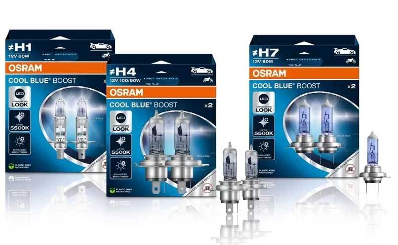 Lâmpadas LED, Xenon e Halogéneo OSRAM