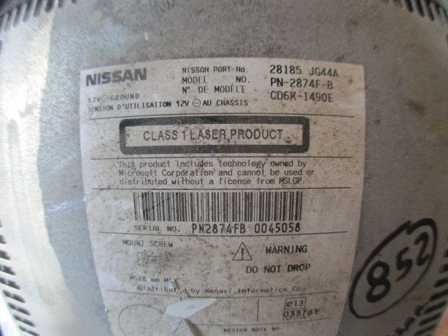 Rádio / auto-rádio NISSAN Qashqai/Qashqai+2 I (J10, JJ10)