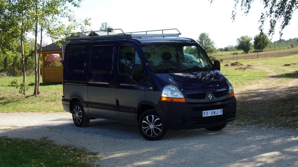 Renault MASTER 2.5 KLIMA * SERWIS * 2 x DRZWI PRZESUWNE ! ZADBANY !  * 3 OSOBOWY * Bagażnik * SERWIS * Super Stan !