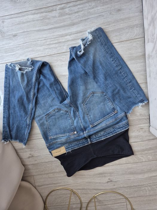 Spodnie ciążowe jeansy H&M mama jak nowe