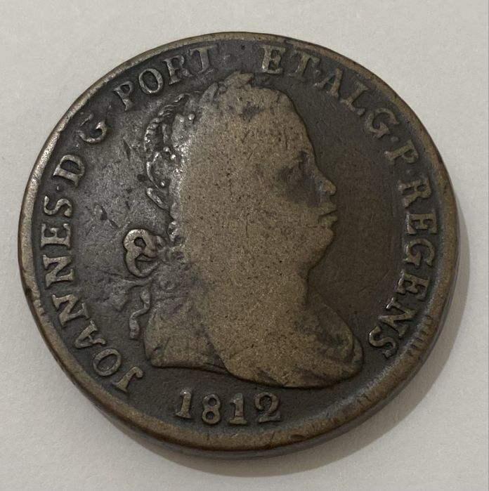 Moeda  828 - D JOAO P REGENTE 40 Reis 1812