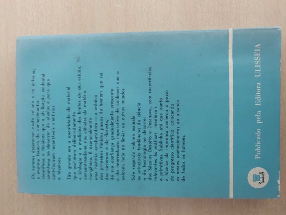 Livro História da Ciência e da técnica Nº2