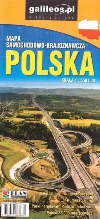 Mapa Samochodowo-Krajoznawcza - Polska 1:650 000  Praca Zbiorowa