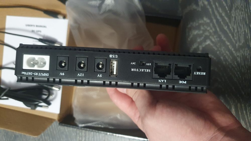 ДБЖ/UPS 36w  12000mah  для роутера,модема, onu DC1036P