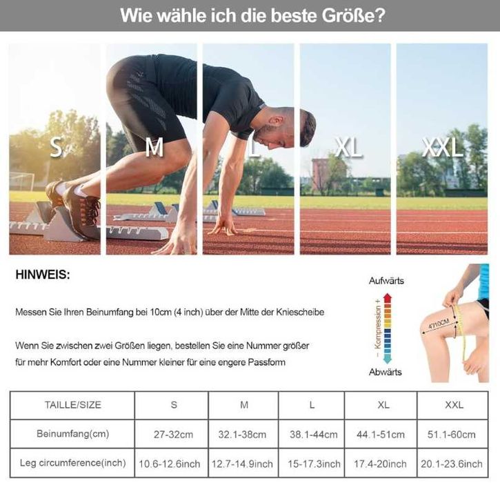 stabilizator na kolano, rozmiar S