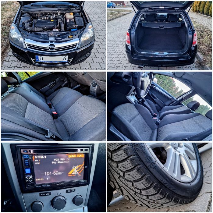 Opel Astra H 1.6 TURBO 180KM + LPG, LIFT 2007r Bez Rdzy, Radio LCD
