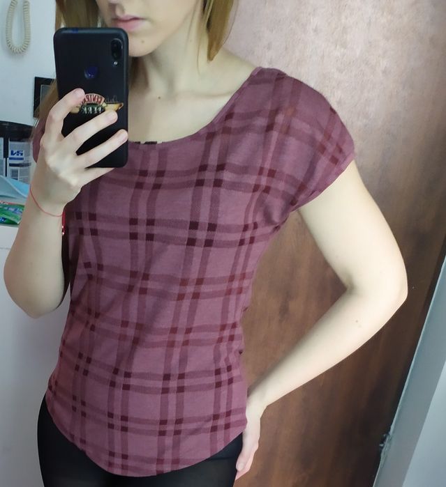 Bluzka w kratkę Select