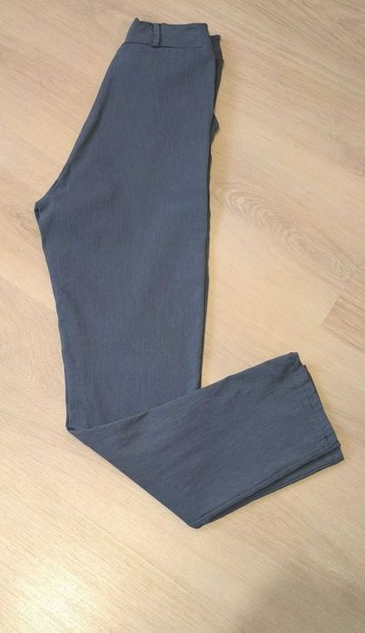 Spodnie grafitowe damskie rurki M/L