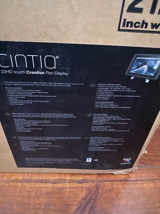 Wacom Cintiq 22HD - como nova