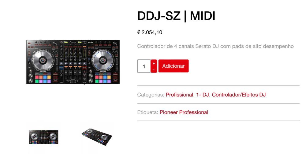 Vendo 5 DDJ SZ com Case