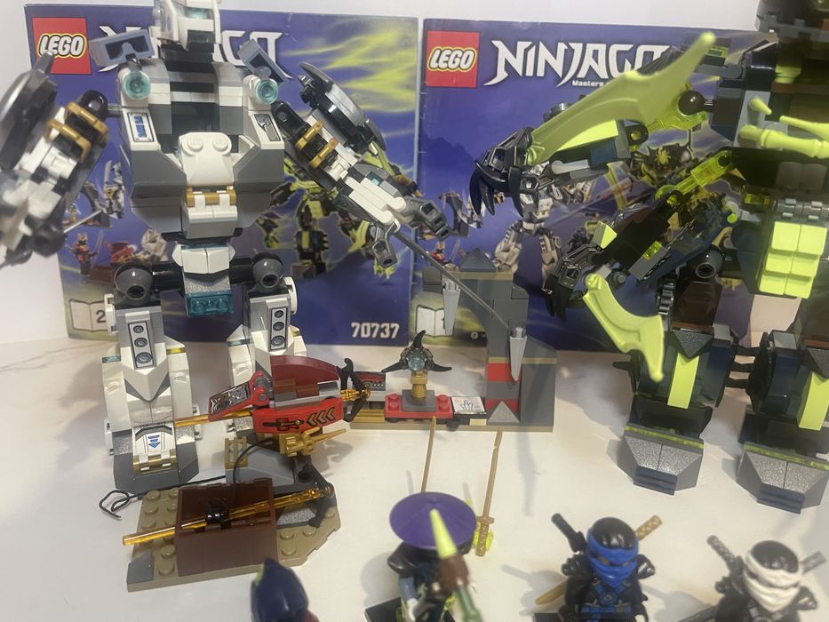 LEGO Ninjago 70737. Битва механічних роботів. , Інструкція,