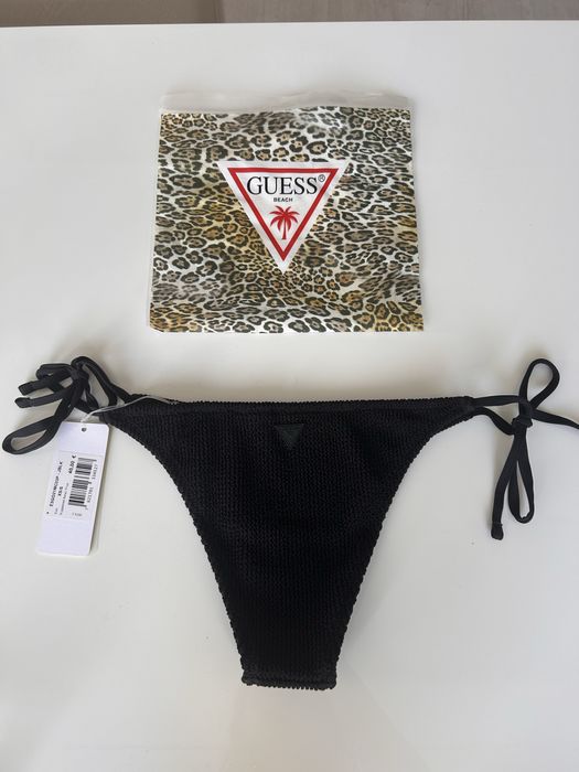 Dół od bikini Guess czarny xs/s wiązany nowy