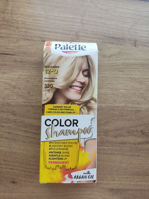 Color shampoo Palette,blond,rozjasniacz.