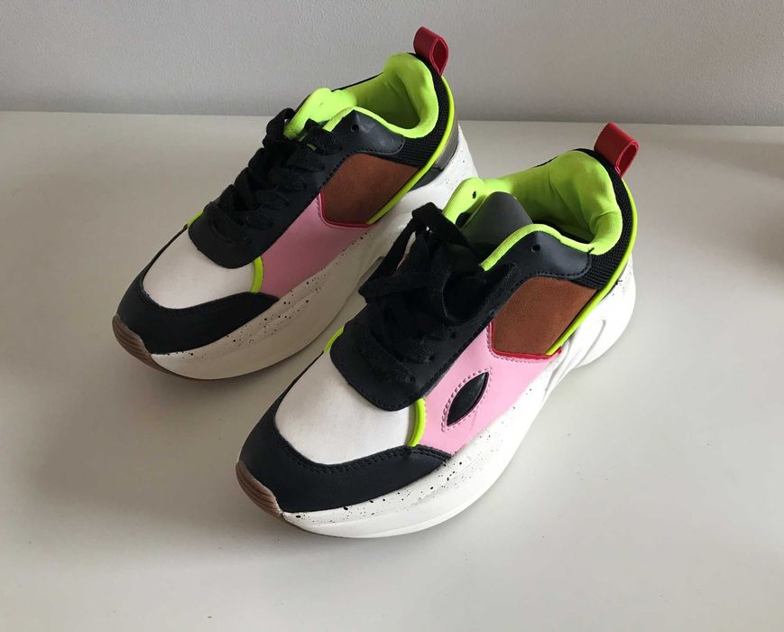 Sapatilhas tenis estilo chunky multicolor Bershka