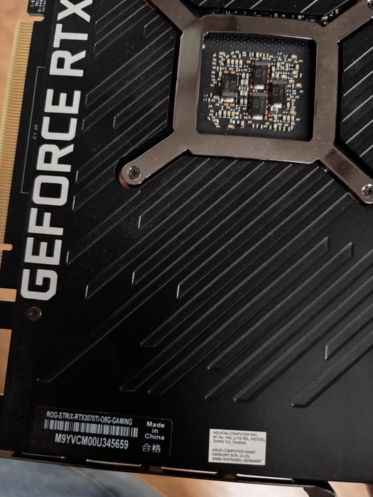 Asus RTX 3070 ti ROG Strix OC