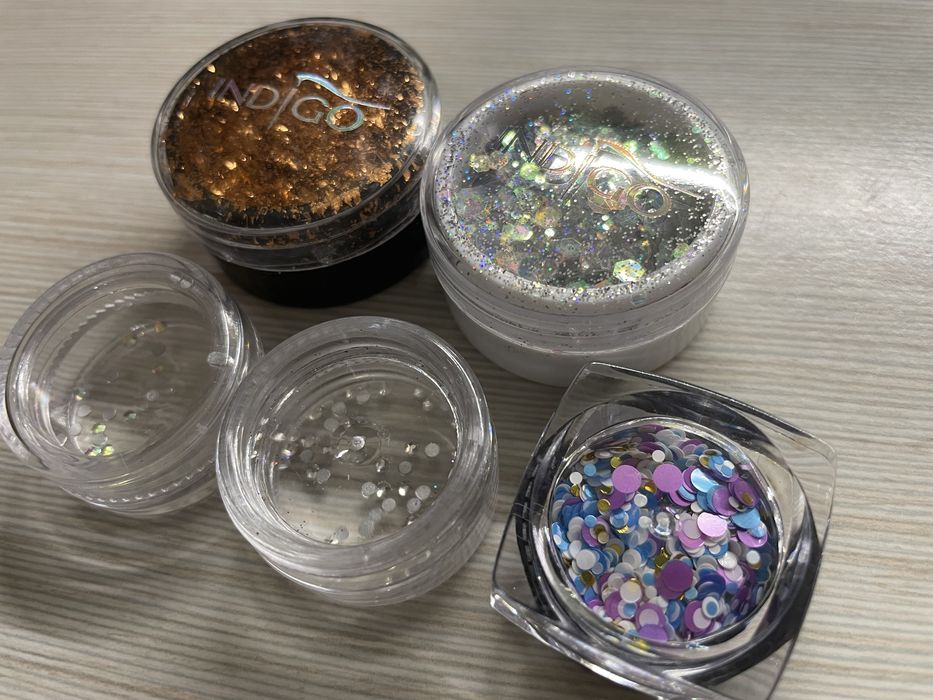 Indigo pyłek flame efect, princess i inne Zestaw