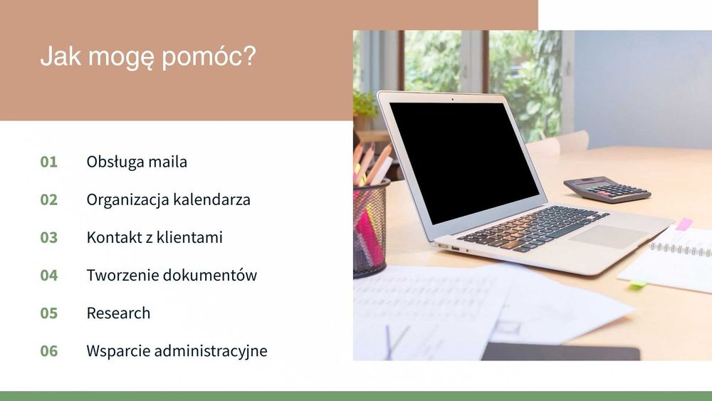 Wirtualna Asystentka. Godzinowe i projektowe wsparcie.