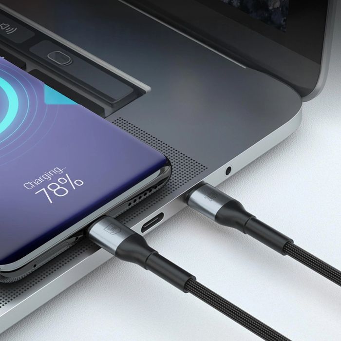 Kabel 3mk Hyper Cable N-SERIES USB-C / USB-C 2m 48V/5A 240W / czarny